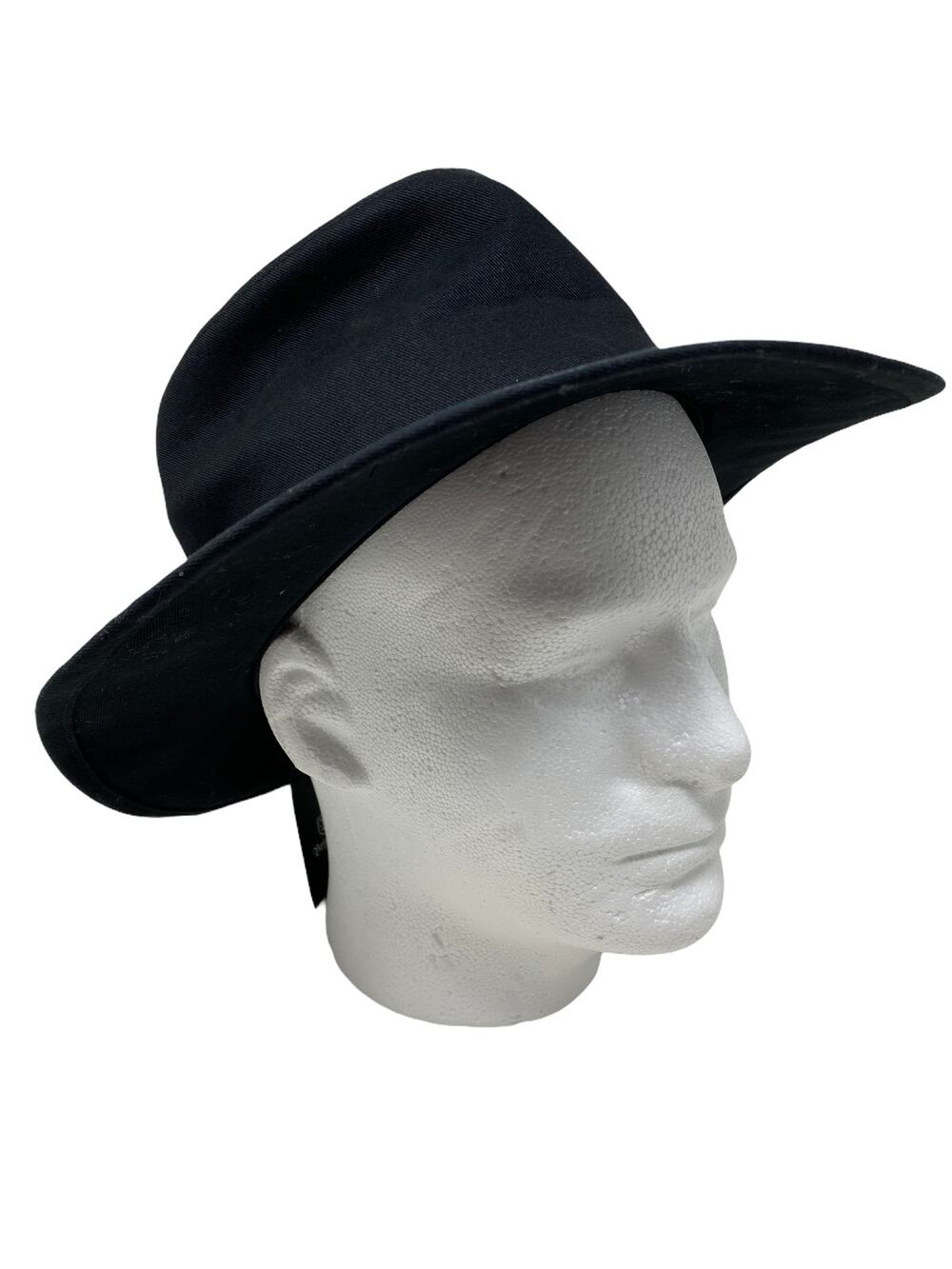 Brixton Womens Size Small Welsey Cotton Fedora Hat Black NEW